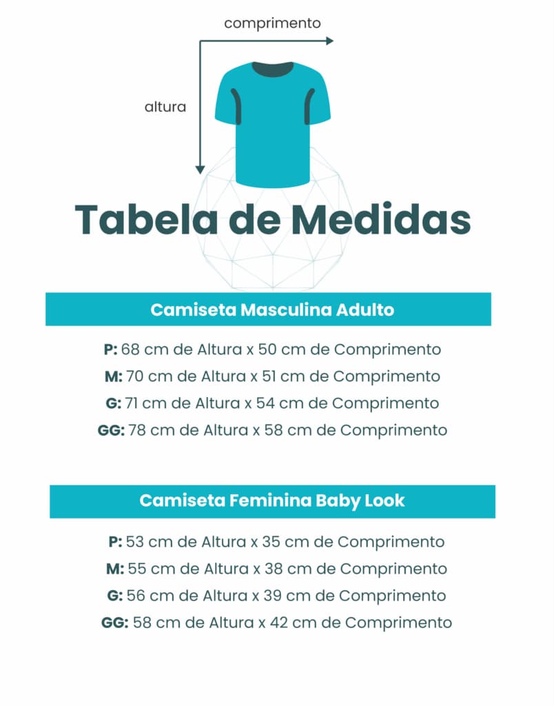 tabela de medidas